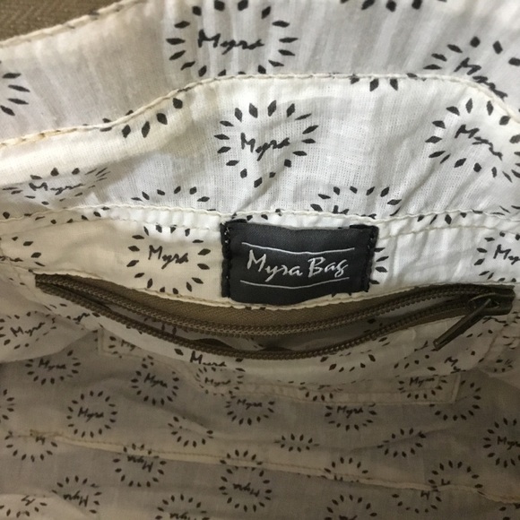 Myra oil tanned and distressed leather tote bag purse - Picture 14 of 15